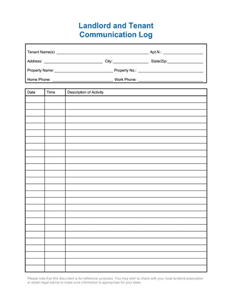 Communication Log Template Fill Out And Sign Online Dochub