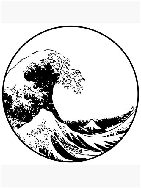The Great Wave Off Kanagawa Art Print By Kontorasuto Redbubble