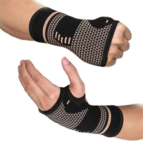 Wrist Support Sleevescopper Infused Wrist Compression