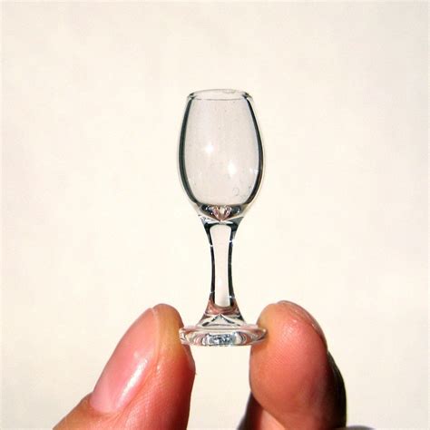 Miniature Wine Glass Crystal Clear
