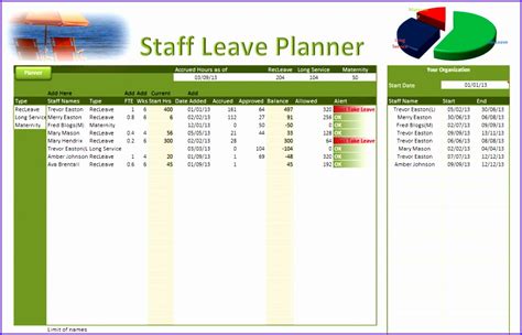 14 Excel Vacation Calendar Template Excel Templates