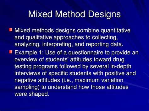 Ppt Chapter 11 Qualitative And Mixed Method Research Design
