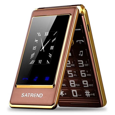 satrend a15 3 0inch dual screen dual sim flip cell phone for elderly gsm 800 850 900 1800