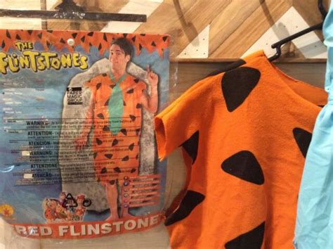 Adult Fred Flintstone Costume Size Medium Ebay