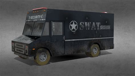Swat Police Van Download Free 3d Model By Zackhawley 5b90769