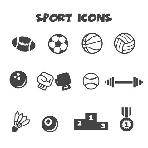 Sport Icons Symbol 673117 Vector Art At Vecteezy