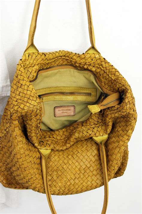 Handmade Woven Leather Bag Intrecciato 109 Woven Leather Bag Bags