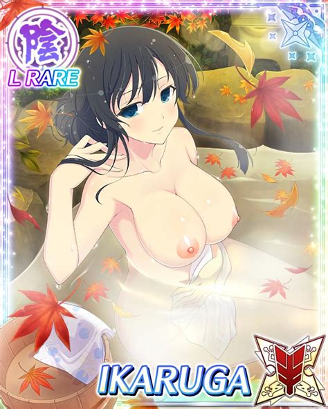 Rule 34 10s Breasts Card Medium Ikaruga Senran Kagura Large Breasts Nude Photoshop Senran