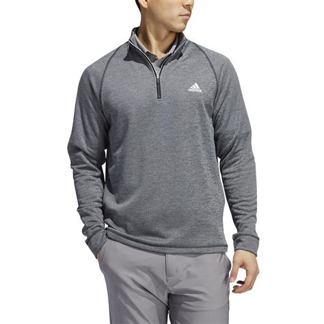 Adidas Golf Midweight Quarter Zip Mock Neck Mens Sweatshirt New 2020