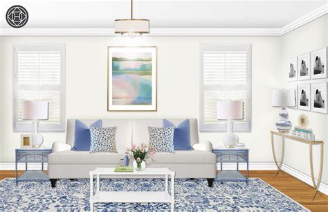 Glam Preppy Living Room By Havenly In 2020 Preppy Living Room