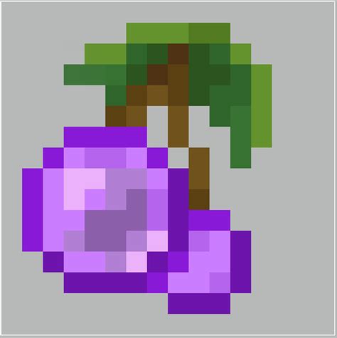 Glow Berries To Grapes Minecraft Texture Pack