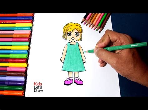 Cómo Dibujar Una Niña Paso A Paso Fácil How To Draw A Cute Girl Easy