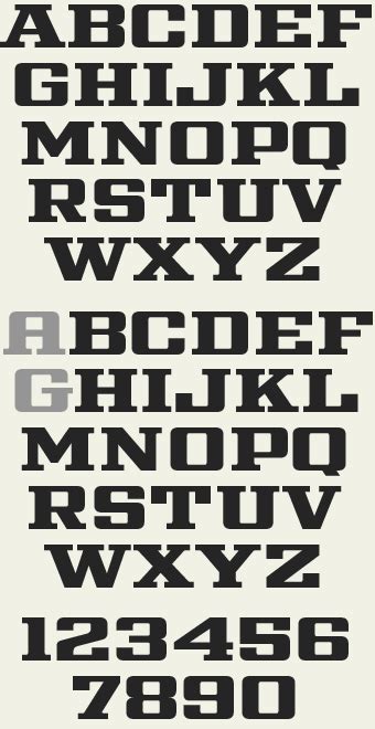 Digits and punctuation signs on dark background. Letterhead Fonts / LHF Becker No. 45 / Bold Lettering ...