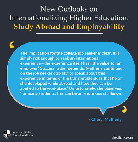 New Outlooks On Internationalizing Higher Education Study Abroad And