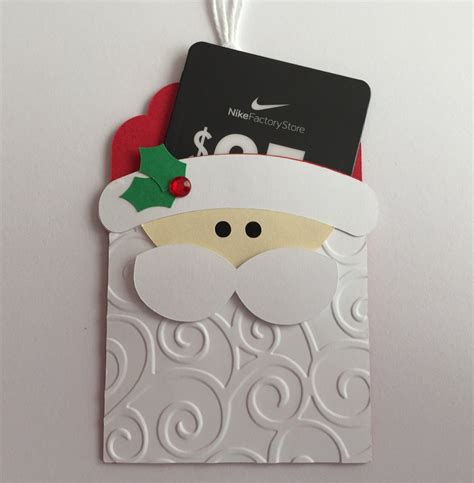 Handmade Santa Gift Card Holders Christmas Gift Card Etsy