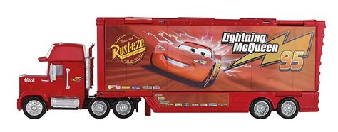 Mattel Disney Pixar Cars Wheel Action Drivers Mack Truck Hauler Playset