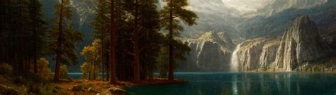 Albert Bierstadt Scene In The Sierra Nevada Painting Reproduction