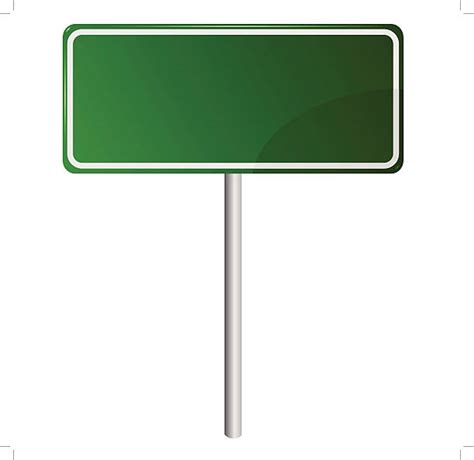 Road Sign Clip Art Vector Images And Illustrations Istock