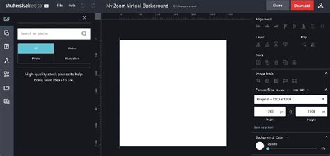 How To Create Zoom Virtual Backgrounds With Shutterstock Editor