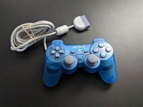 Official Oem Clear Blue Psone Sony Playstation 1 Ps1 Dualshock
