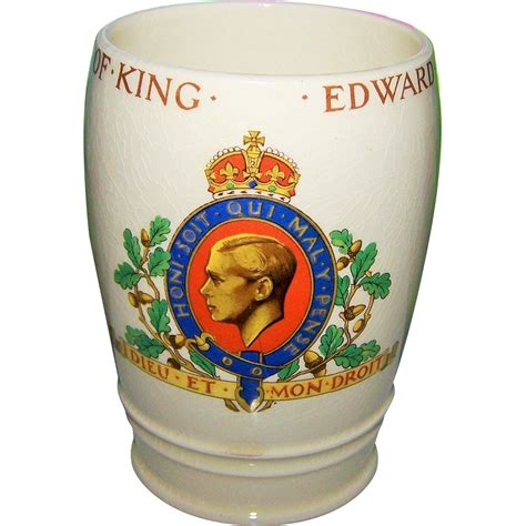 Collectible Vintage Mintons Coronation Beaker King Edward Viii C 1937