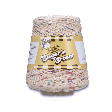 Lily Sugarn Cream Cone 4 Medium Cotton Yarn Potpourri 14oz400g 706