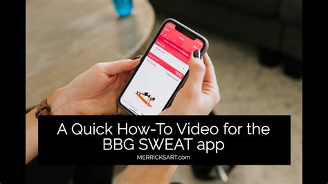 A Quick How To Video For The Bbg Sweat App Youtube