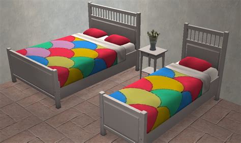 Theninthwavesims The Sims 2 Vibrance Bedding 8 Colors