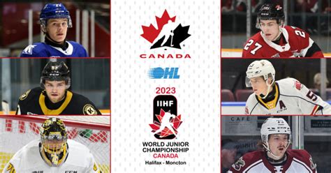 Six Ohl Players To Represent Canada At 2023 World Juniors Ontario