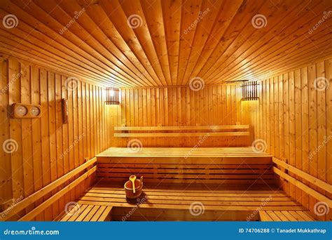 Wood Sauna Room Stock Photo Image Of Cabin Leisure 74706288