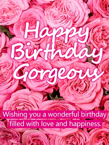 81,485 likes · 362 talking about this. Pink Happy Birthday Gorgeous Card | Birthday & Greeting ...