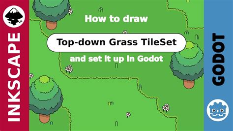 Inkscape Godot Tutorial How To Draw A Top Down Grass Tileset