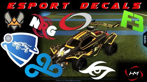 Esport Decals Rocket League Now On Alpha Console Mod Release Youtube