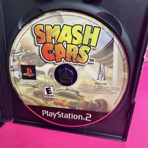 Smash Cars Sony Playstation 2 2003 Complete With Manual Registration