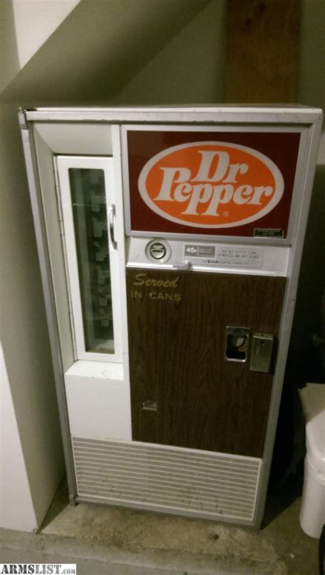 Armslist For Saletrade Retro All Original Dr Pepper Vending Machine