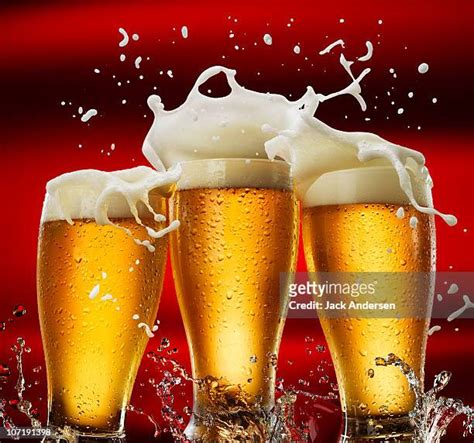 Beer Glasses Lined Up Photos And Premium High Res Pictures Getty Images