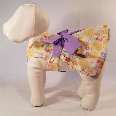 Dog Dress Easter Chicks And Eggs Dog Clothes Pet Clothes