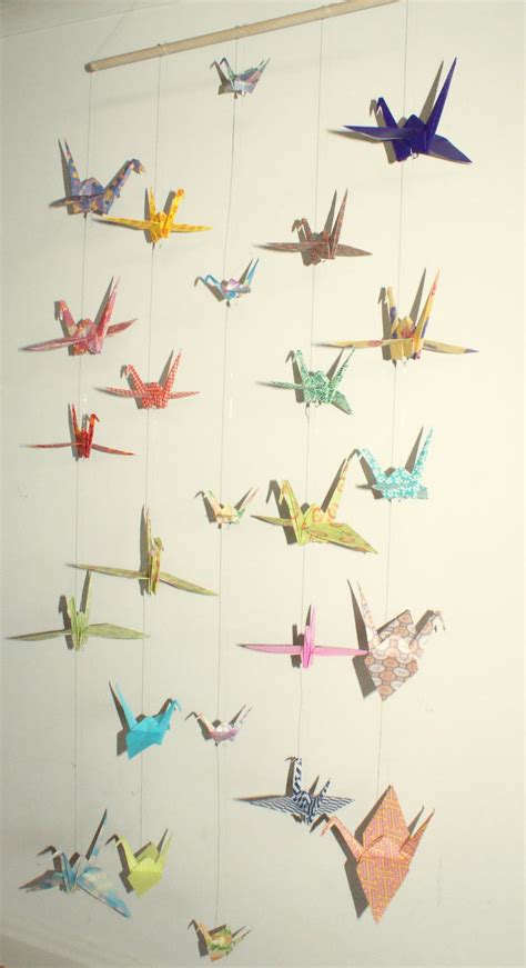 7simple How To Hang Origami Cranes Elzakhalikova