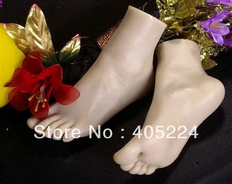 Buy Female Realistic Lifelike Foot Mannequin Foot Fetishism Foot Worship Props