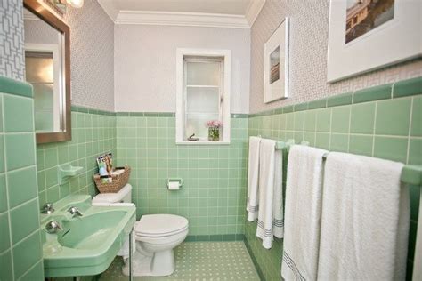 My Favorite Mint Green Bathrooms Green Tile Bathroom Green Bathroom