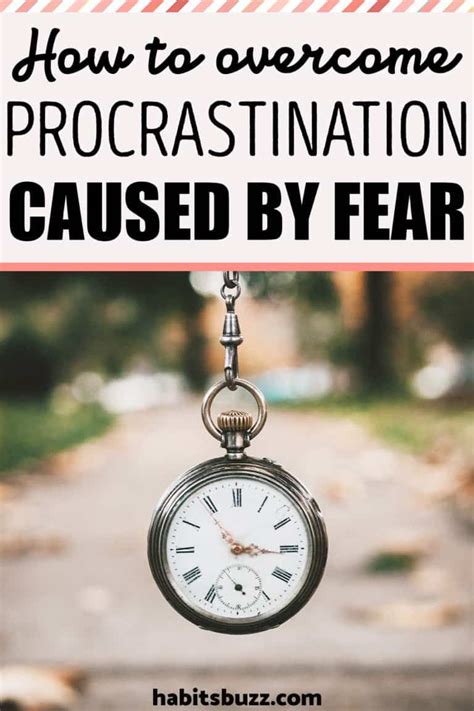 Break down the assignment into smaller tasks. How to overcome procrastination caused by fear in 2020 ...