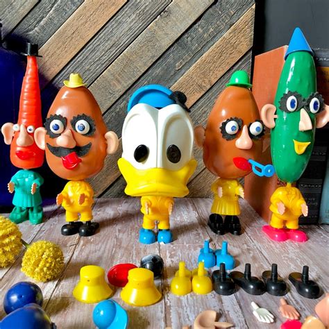 Vintage Hasbro Mr Potato Head Donald Duck And Friends Box Set Etsy