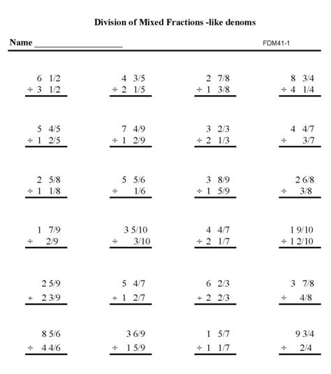 18 Best Images Of Division Worksheets For Middle School