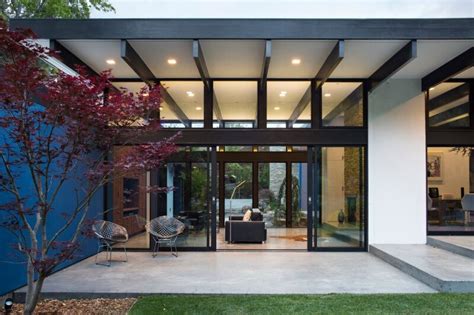 Modern Atrium House Energy Efficient New Home By Klopf Architecture