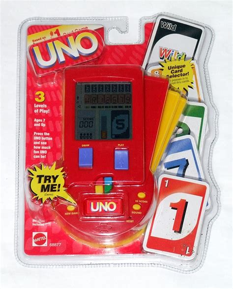 1999 Mattel Inc Uno Lcd Handheld Game Toys And Games