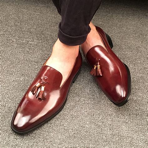 Tasseled Italian Gentlemen Loafers Shoes Fanfreakz