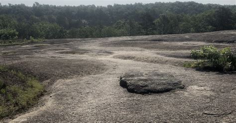 Hiking Through Forty Acre Rock Heritage Preserve Kershaw South Carolina