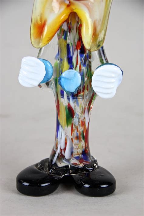 Murano Glass Clown Italy Circa 1950 For Sale At 1stdibs