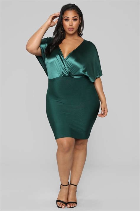Plus Size Green Dress Plus Size Dresses Green Bandage Dress