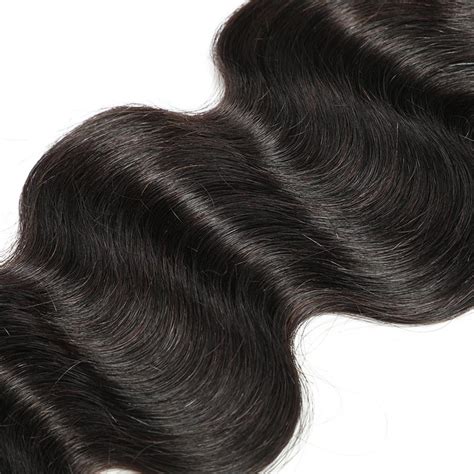 Brazilian Body Wave Hair Weave 4 Bundles With 4x13 Lace Frontal Closure